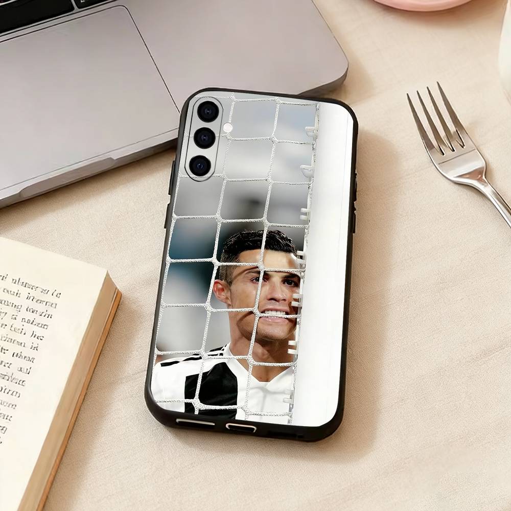 Berühmte A-Sportler C-CR7 Handyhülle für Samsung Galaxy A73,A72,A71,A70,A53,A52,A51,Andere Weiche Schwarze Hülle