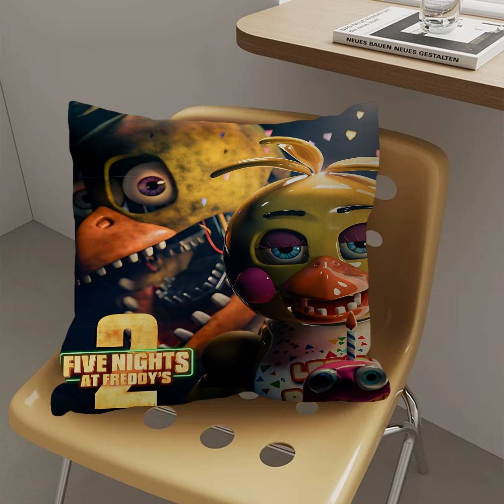 F-Fnaf F-Five-nights-At-Freddys Personalized Pillow Cover Kids Bedroom Wild Party Decor Pillowcase Kid Birthday Shower Gift