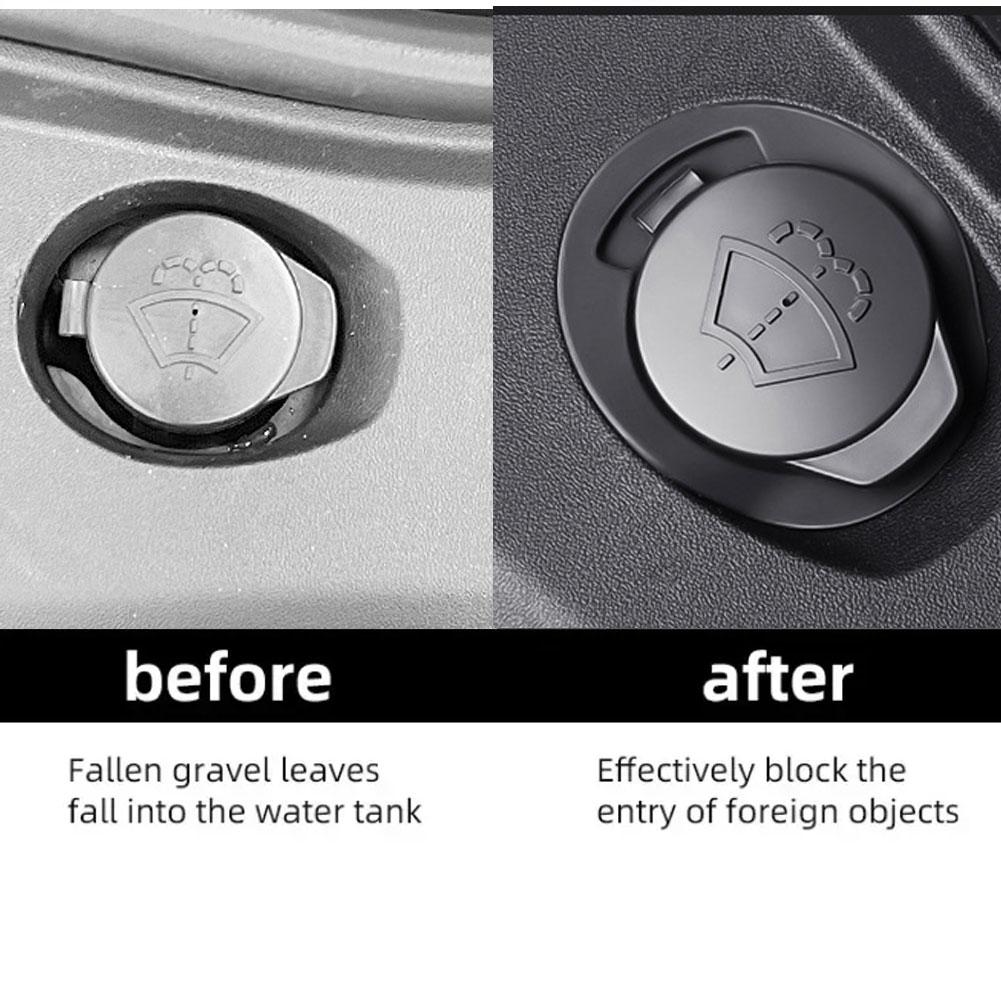 for Tesla Model3 Highland 2024 Car Wiper Filter Screen Net Front Hood Filter Wiper Tank Filling Port Funnel Net Car Accessories