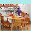 Table Runner With Pumpkin Quilt Embroidery For Festive Dining And Home Decor