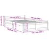 Solid Wood Bed White 120 X 190 Cm