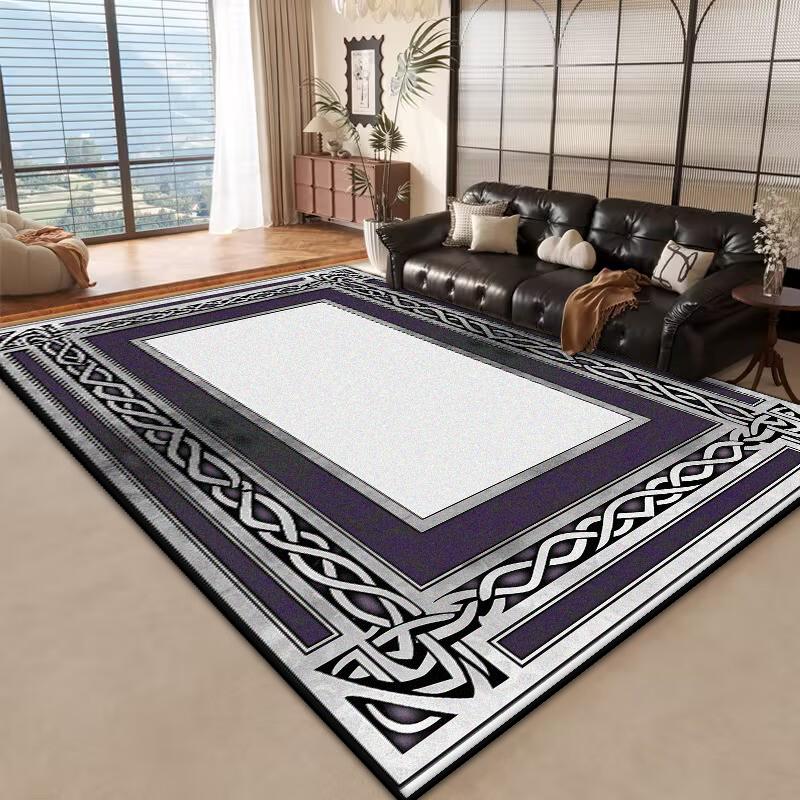 Golden Luxury Carpet Large Living Room Modern Decoration Home Rugs Non-slip Bedroom Mat Customizable Coffee Table Lounge Rugs