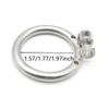 Stainless Steel Ring Cage Lock for Man