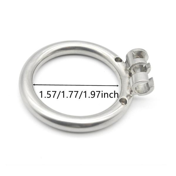 Stainless Steel Ring Cage Lock for Man
