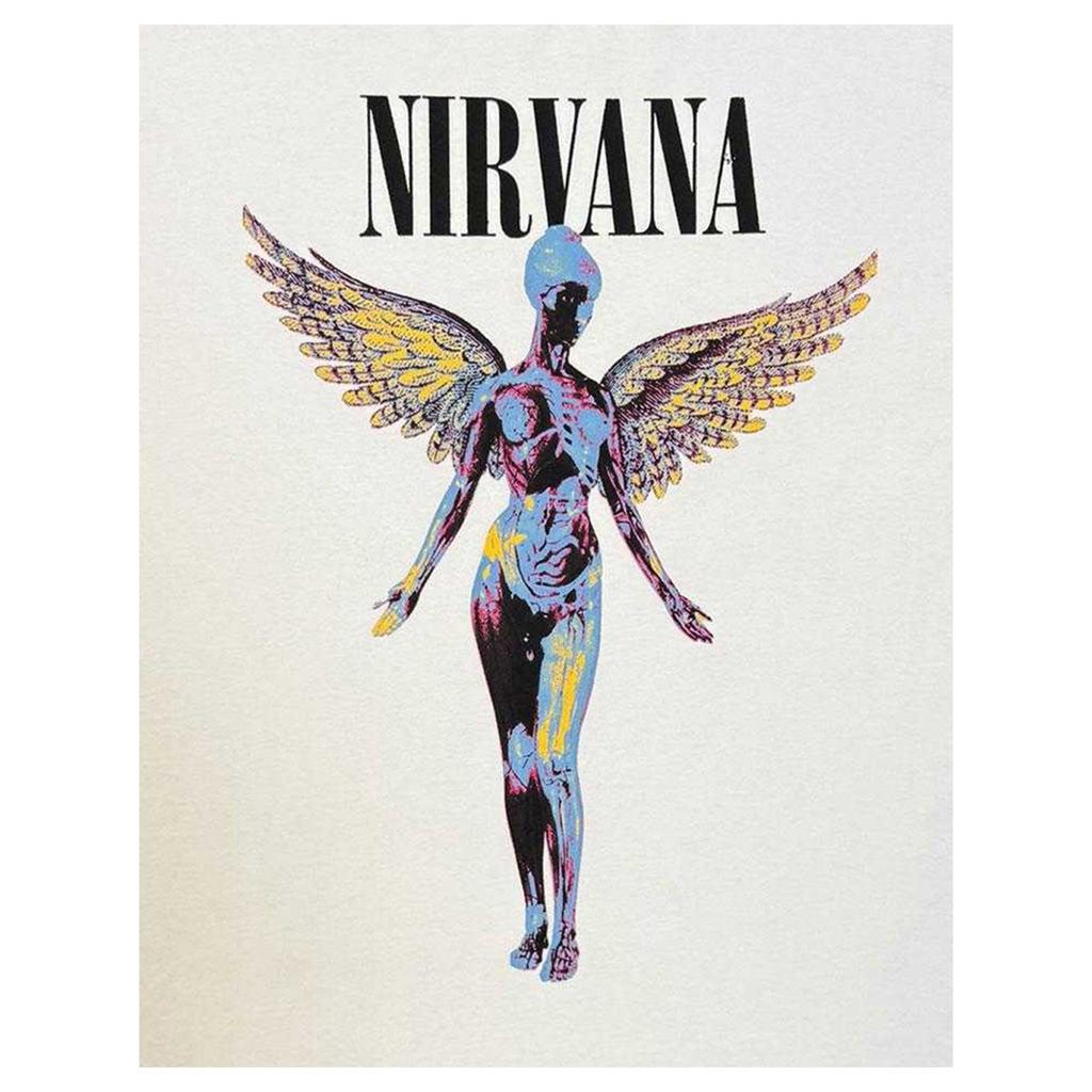 Nirvana Womens/Ladies Unplugged In Utero Angel T-Shirt