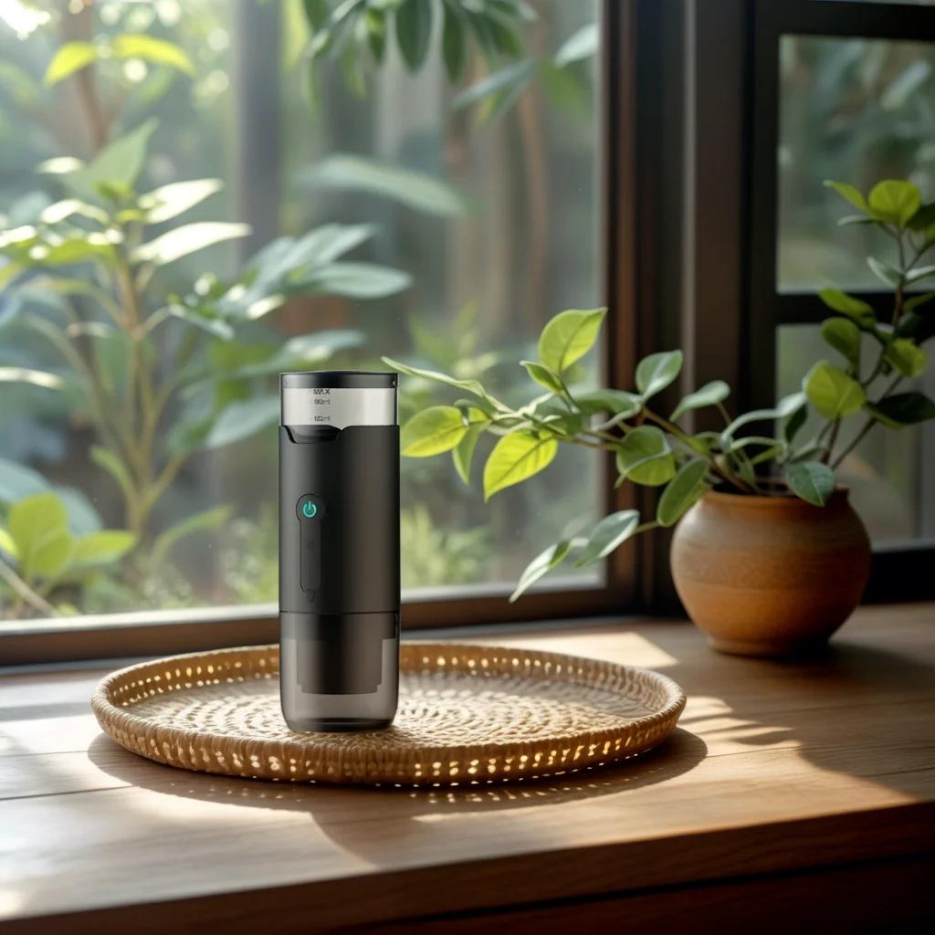 Portable Coffee Maker Suitable for Ground Coffee and Coffee Capsules Rechargeable Handheld for Travel