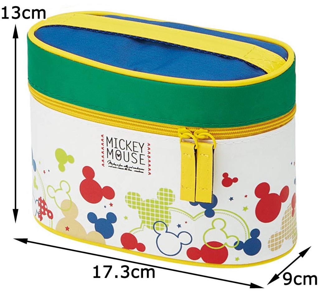 Skater Insulated Lunch Mickey Mitsumaru Pop Color KCLJC6 Box, Mouse, Disney, 560ml,