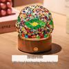 Bohemian LED Night Light - USB Rechargeable Moroccan Glass Lamp