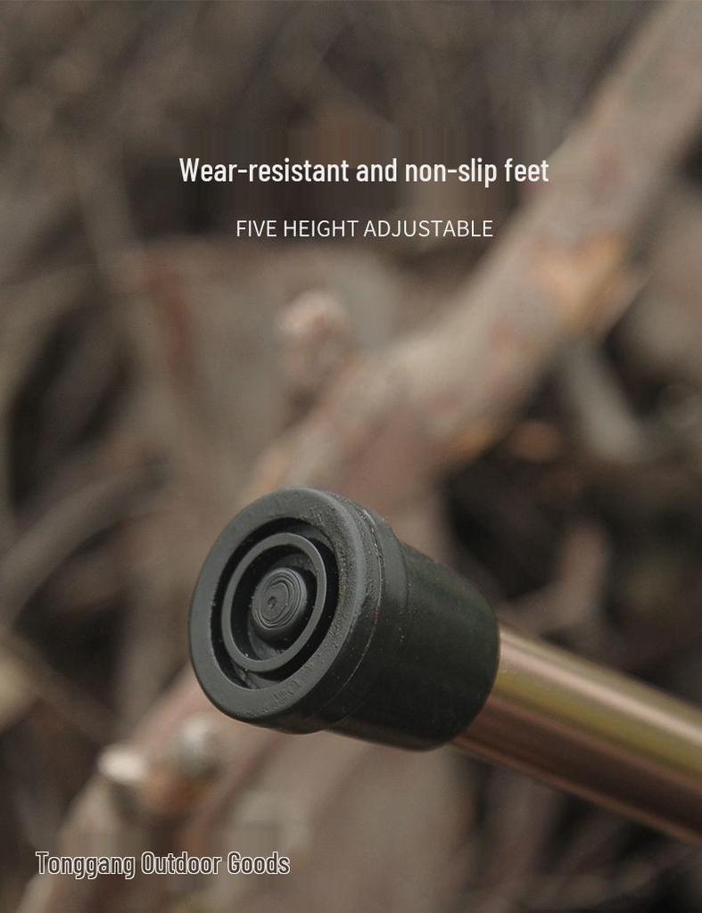 Foldable Unisex Aluminum Trekking Poles: Non-slip Walking Stick for Elderly