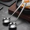 316 Stainless Steel Long Handle Spoon - Deepened, Thickened, for Household Use: Dessert, Teaspoon, Soup, and Stirring.
