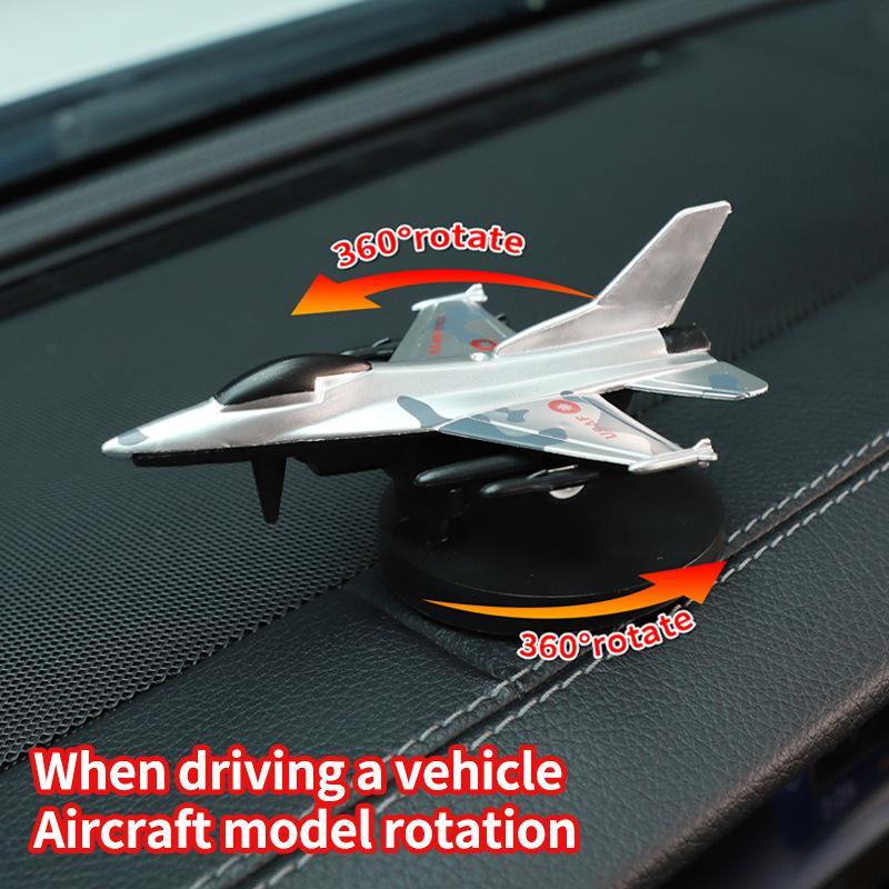 Car Interior Helicopter Rotating Airplane Decoration Home Desktop Ornaments For Model Enthusiasts Gift