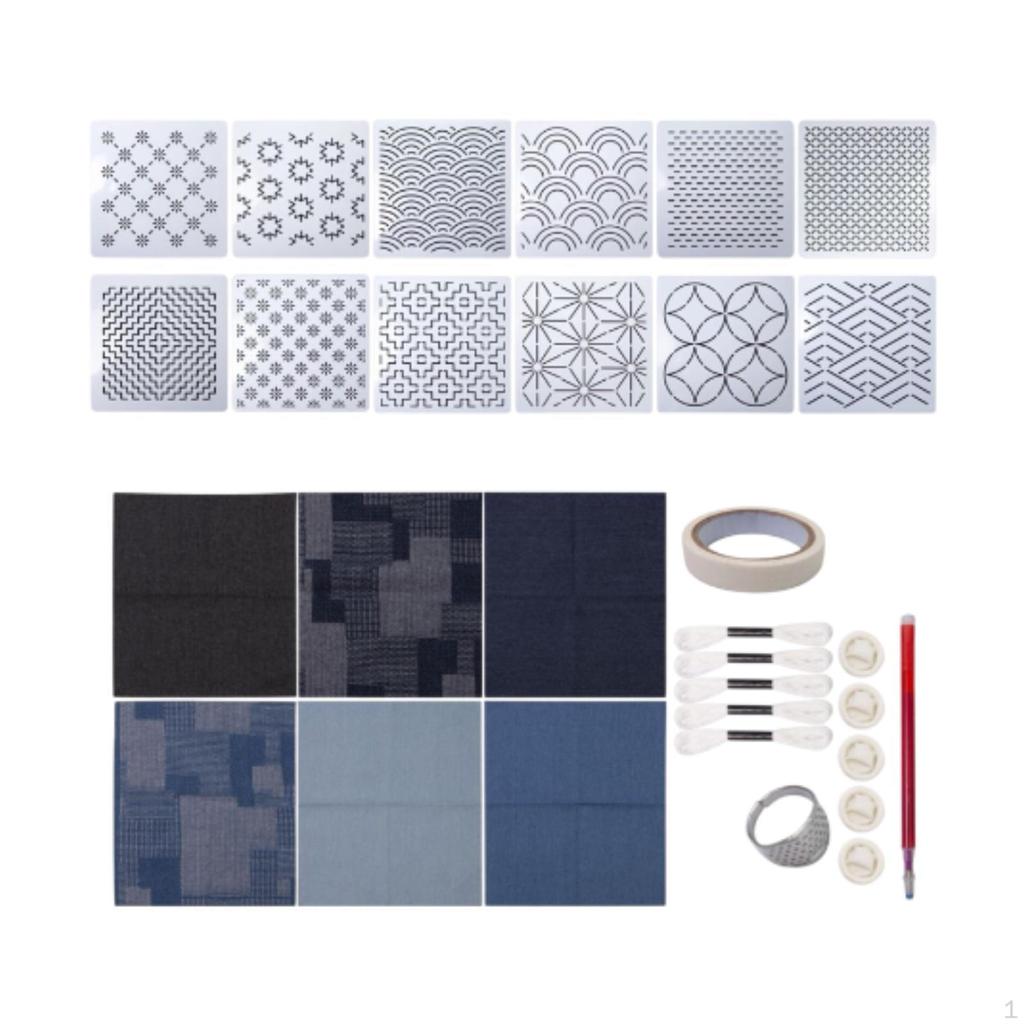 Embroidery Kit for Beginners Materials Accessories Sewing Set DIY Coaster Shirts