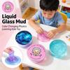Knete Wiederverwendbar Flüssigkristall Hüpfender Schleim Spielzeugset Kindersicher Schlamm Stressabbau Knete Formen Handgemacht DIY Handgum Knete