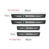 4Pc Car Threshold Protector Door Sill Cover Sticker For Skoda Superb Octavia MK2 MK3 2 3 A5 A7 Fabia VRS Karoq Kodiaq Rapid Yeti WD8
