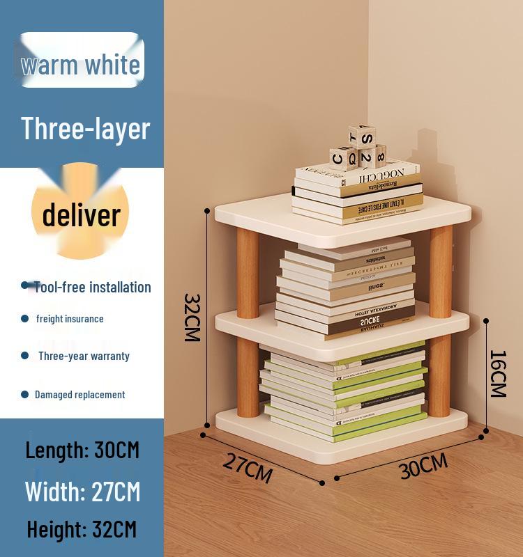 Curved Edge Desktop Monitor Riser Stand with Storage