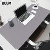 BUBM Tapete de Mouse Grande, Tapete de Mesa, Tapete para Laptop, Tapete de Teclado, Tapete para Mesa de Escrita, Tapete de Mesa, Tapete para Uso Doméstico, Impermeável, Personalizável, Cinza Grande Lado Único