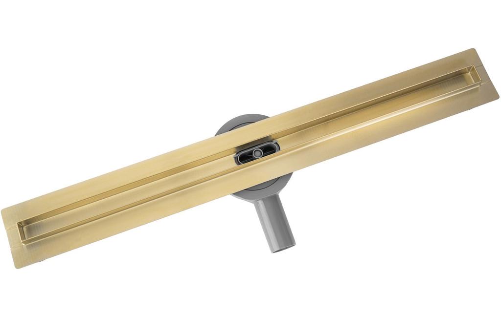 Odpływ neox slim pro złoty szczotkowany 700 sku rea-g2714