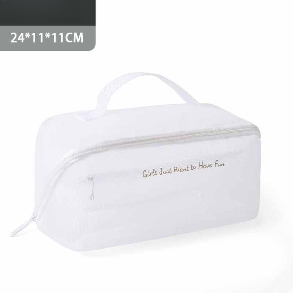 Makeup Bag, Large Capacity, Breathable, Mesh Bag, Toiletry Bag, Storage Bag