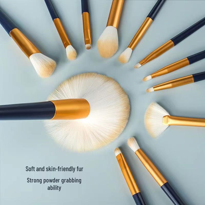 Ermu Soft Bristle Makeup Brush Set: Eyeshadow, Contour, Loose Powder Brushes for Beginners