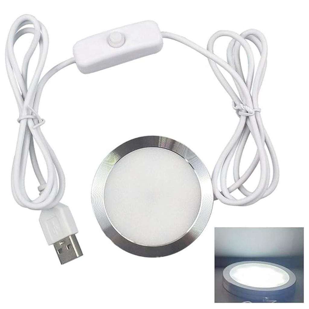 Usb Led Cabinet Light Smd2835 With/switch 5v Cable Under Lights Cool Warm Neutral White Ceiling Spot Lamp Surface Mounted 3watts