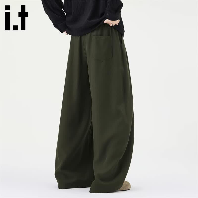 CHOCOOLATE Men's Loose Straight-Leg Casual Pants