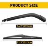 Rear Windshield Wiper Arm & Blade Car Accessories For 2009- Dodge Journey