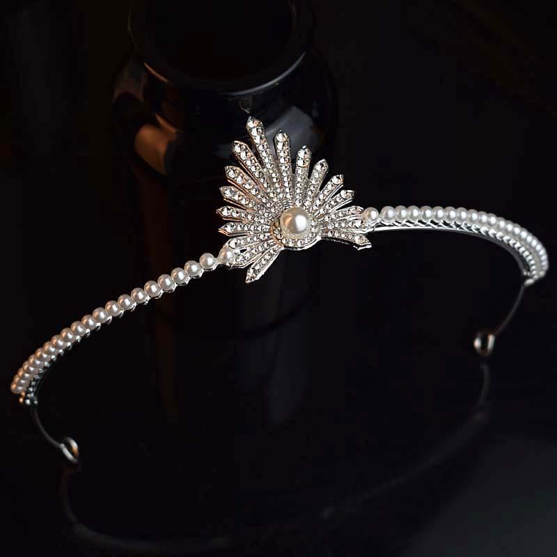 Simple Temperament Fugitive Princess Crown  Birthday Catwalk  Awards  Hair Accessories  Fashionable and Versatile Accessories