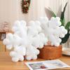 Cartoon Snowflake White Plush Girl Office Nap Pillow Cushion Decoration Doll