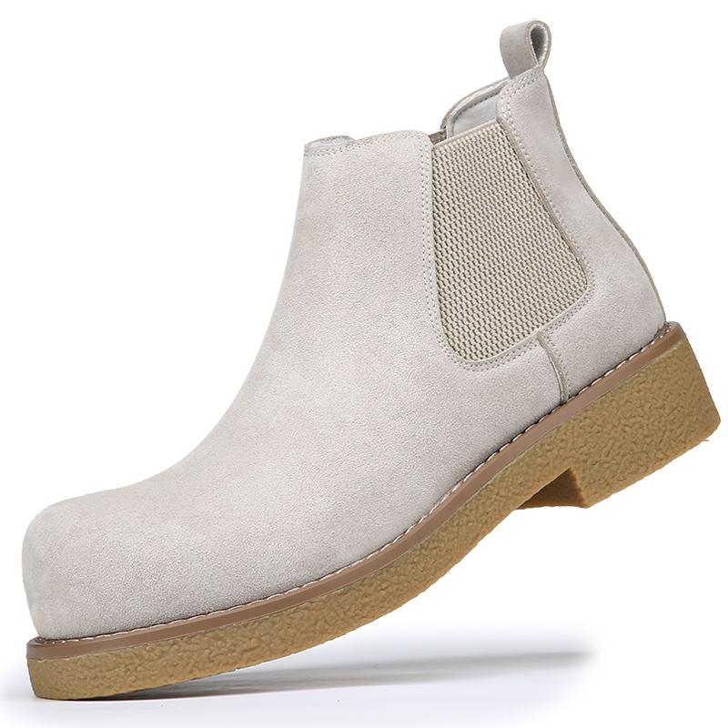 Fashion Men's thick soled boots Minimalist gentleman retro style Office and Party High quality business shoes Hot selling suit New