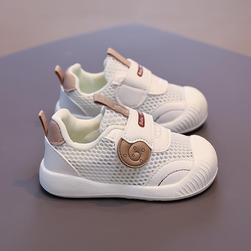 Spring And Summer Double Mesh Breathable Baby Shoes Soft Sole Infant Shoes Non-Slip Toddler Shoes For Boys And Girls