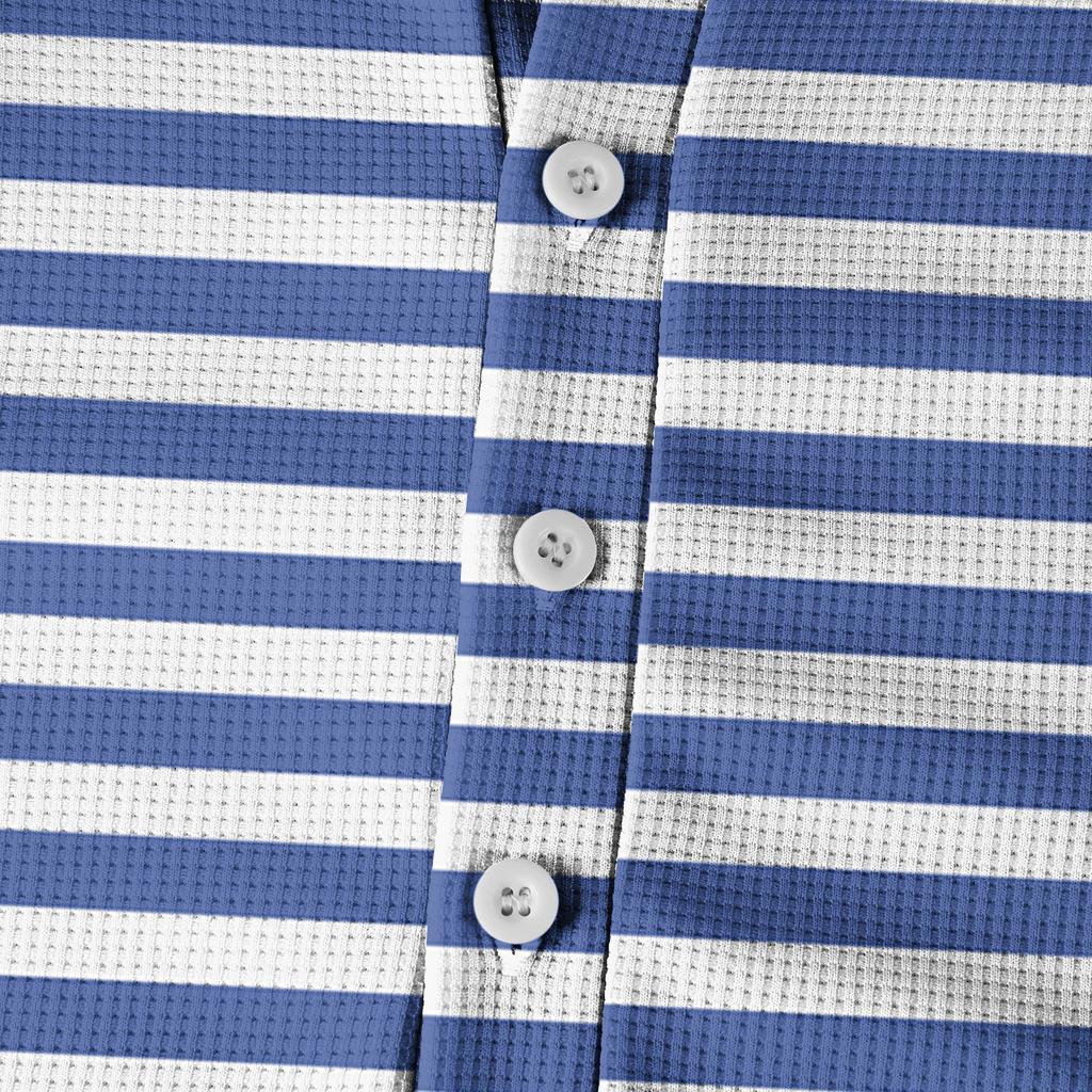 Men's Loose Casual Button Down Collar Long Sleeve Top