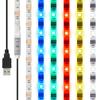 Cor clara entre 20 Tira de LED Hareruya USB Prende-se a Qualquer Corte em Qualquer Comprimento com Ideal para Iluminação de Loja e JTT Online (Cores selecionáveis)
