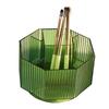 Makeup Brush   360 Degree Rotating Compartment Large Capacity Plastic Desktop Eyebrow Pencil Lipstick Holder