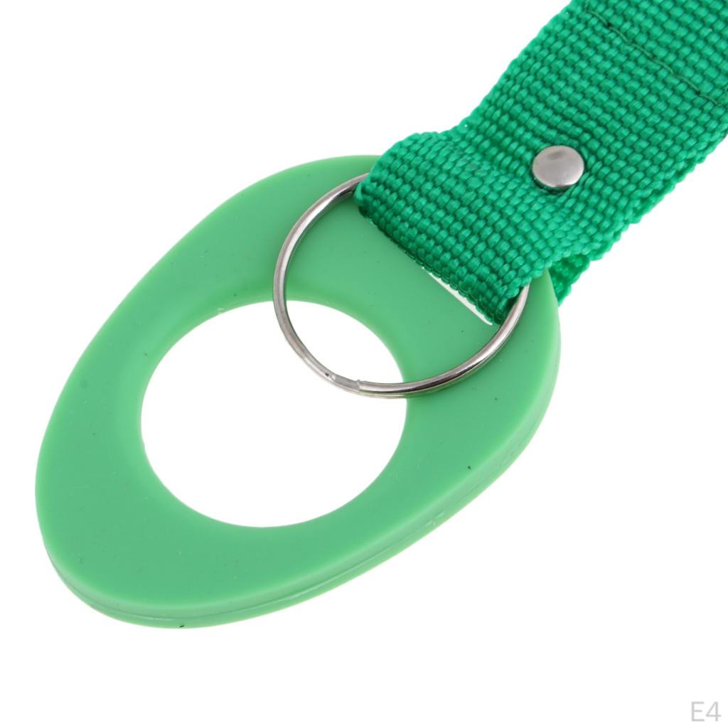 Bottle Hanging Strap Webbing Buckle Carabiner Holder Rubber