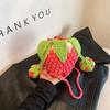 Ins Crocheted Bag Female Internet Celebrity Niche Diy Handmade Finished Cute One-shoulder Cross-body Parent-child Lipstick