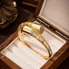 Irregular Hollow Design Women's Bracelet Ring for Weddings