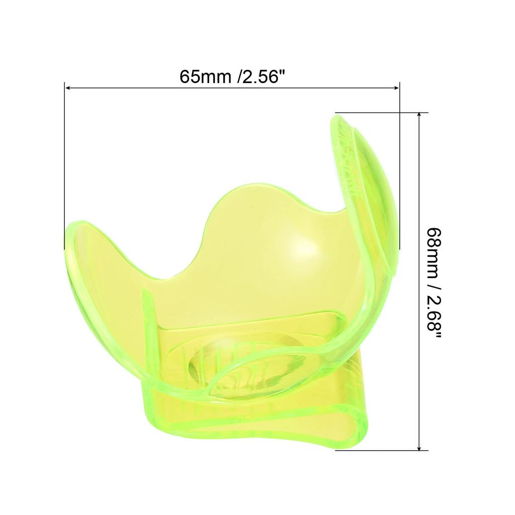 PATIKIL Tennis Ball Holder Waist Clip Set of 3 Tennis Ball Clip A BS Waistband Clip Holder for Sports Equipment Tennis Training Fluorescent Yellow