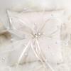 Unique Pearls Rings Bearer Pillow Cushion Bows for Proms, Anniversaries, Ceremonies, Wedding Embellishments