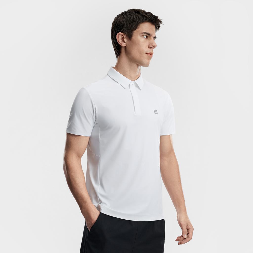 FILA Fitness Series Simple Sports Training Casual Versatile Comfortable Moisture-Wicking Quick-Dry Short Sleeve Polo Shirt Men tops A51M621108FWT