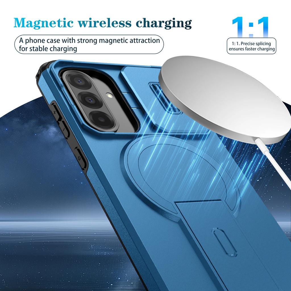 Rotate Bracket Magnetic For Magsafe Case for Samsung Galaxy A17 5G S25 FE A56 A26 A16 A36 S24 Ultra S25 Plus