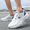 Xtep Fashionable Versatile Comfortable Shock Absorbing Wear Resistant Support Low Top Casual Running Shoes Men sneaker White Blue 875319110029-4