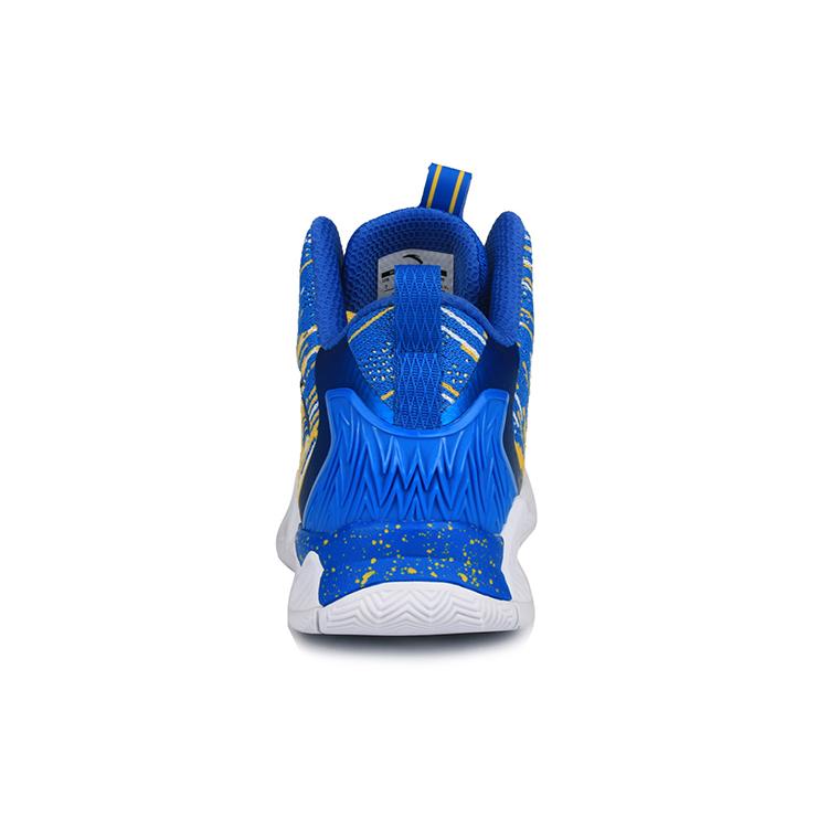 new Anta KT2 Cushioning Anti Slip Wear Resistant Breathability Low Top Performance Basketball Shoes Men's White Blue Yellow