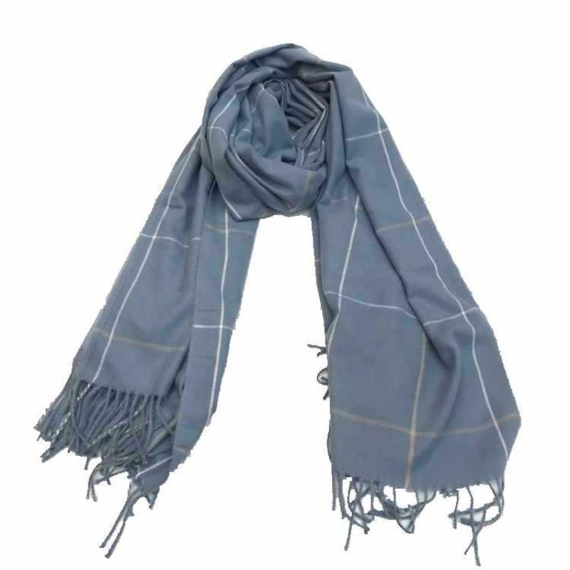 New autumn and winter plaid scarf, women's winter imitation cashmere shawl, versatile thickened warm scarf