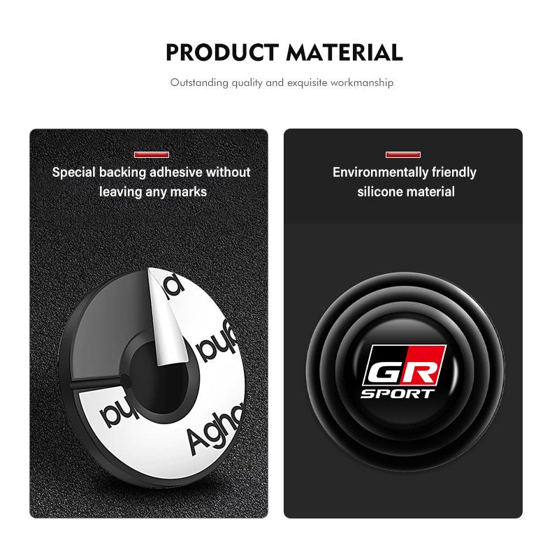 Car Door Shock Absorbing Pad Car Trunk Shock Insulation Pad For Toyota chr Corolla Camry rav4 Yaris hilux prius avensis
