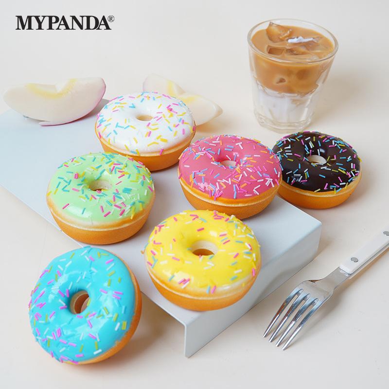 Simulation Donut Stress Relief Squeeze Fidget Toy Food Cake Decompression Toy