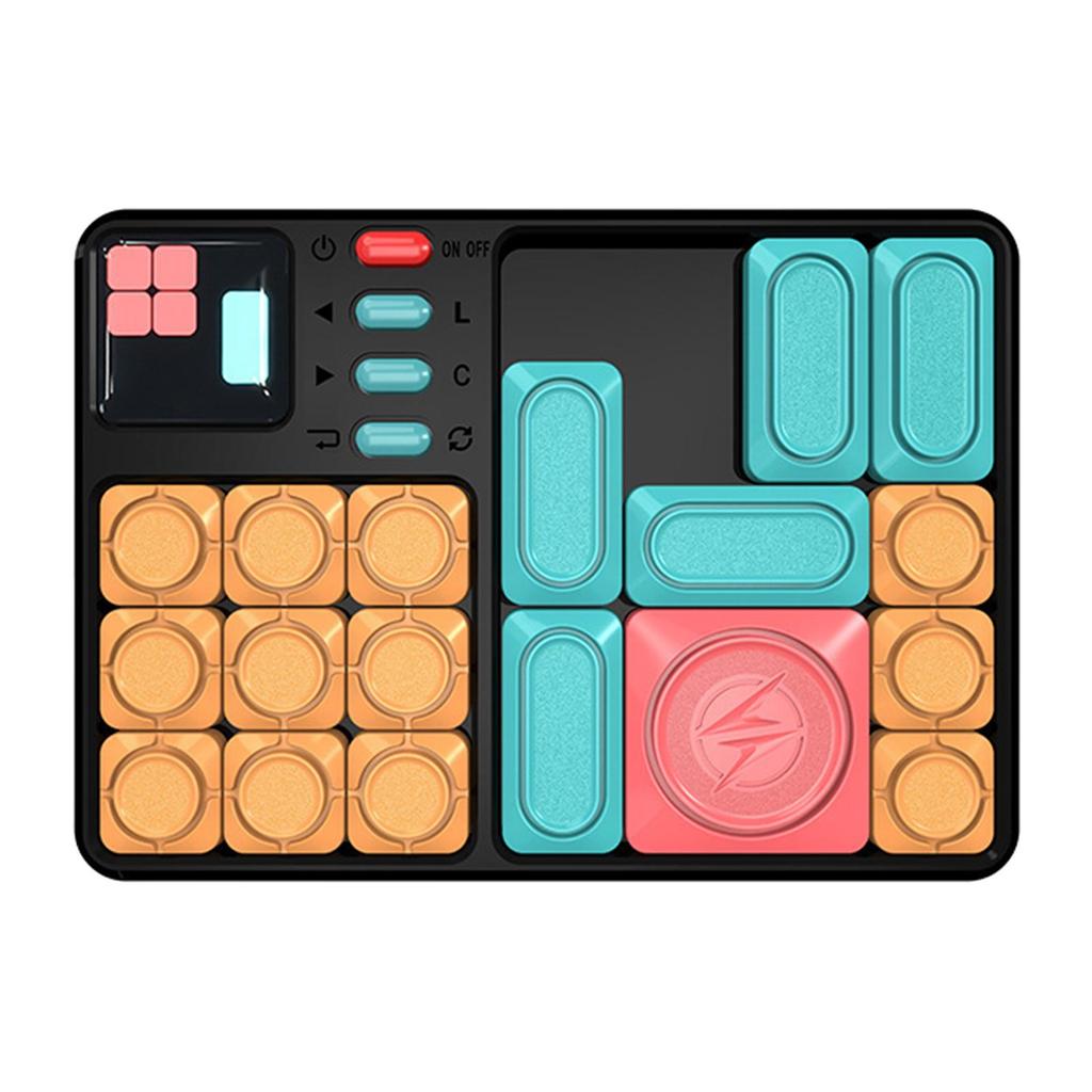 Electronic Slide Brain Games Teaser + Levelled UP Challenges Handheld Console Puzzles