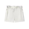 Milano Series Loose Woven Striped Casual Shorts Women Shorts F11W625815F-GY