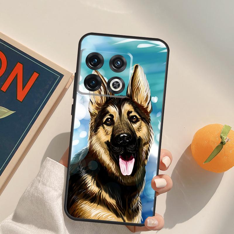 German Shepherd Dog Case For OnePlus 12R 13R 13T 10R 15 13 12 11 10T 8T Nord CE 4 3 2 Lite N20 N30 Nord 5 Cover