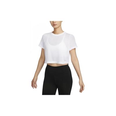 Solid Color Quick-Dry Classic Breathable Casual Round Neck Pullover Short Sleeve T-Shirt Women Tops White FN4118-100