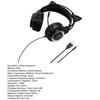 Wired Earphone 360 Degree Surround Sound Noise Cancelling with Mic RGB Light Wired Headset Gaming Supplies